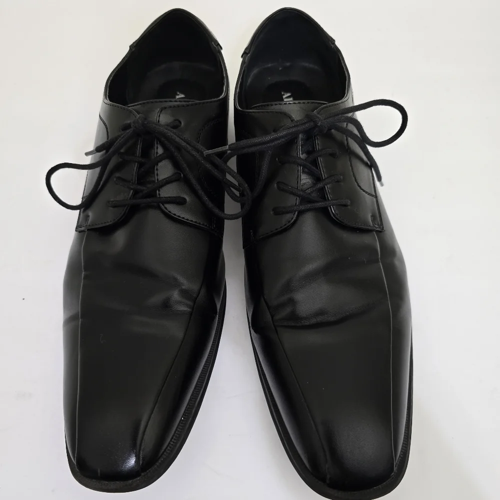 ALFANI size 12 Seth Lace Up Oxford Dress Shoes‎ Black